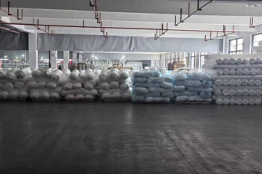 Khu vực sản xuất vải xám - thành phẩm