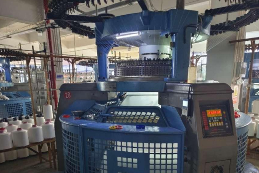 Mẫu sản xuất vải màu xám-chân giữa 2 mặt