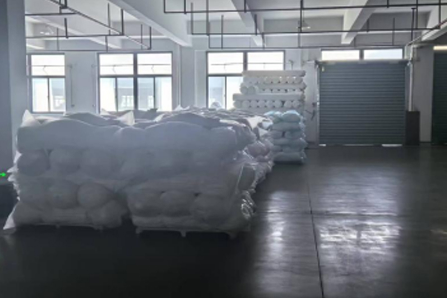 Khu vực sản xuất đến giao hàng vải xám