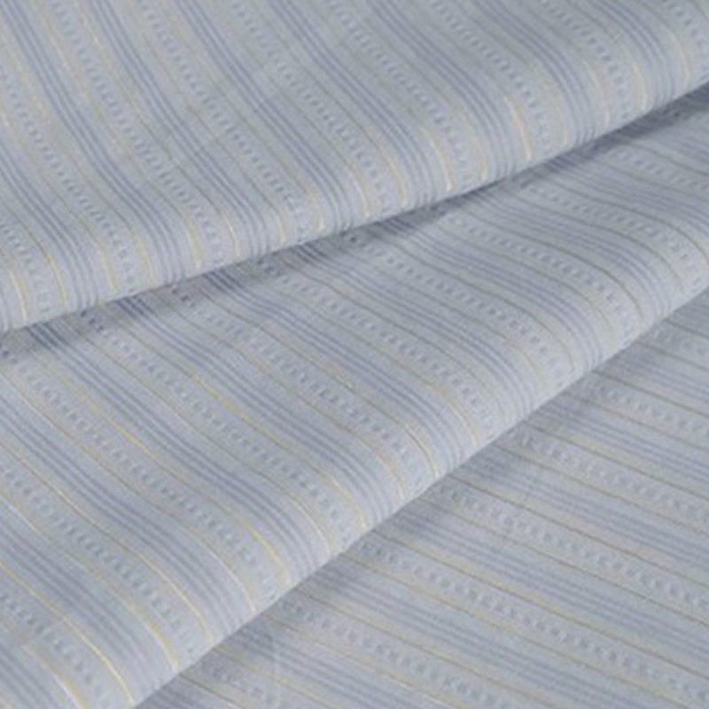 Vải cotton sọc co giãn